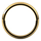 10K Yellow Gold Domed Comfort Fit Wedding Band, 2.5 mm Wide