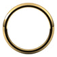 18K Yellow Gold Domed Comfort Fit Wedding Band, 2.5 mm Wide