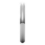 18K White Gold Domed Comfort Fit Wedding Band, 2.5 mm Wide