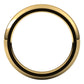 14K Yellow Gold Domed Comfort Fit Wedding Band, 3 mm Wide