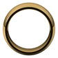 10K Yellow Gold Domed Comfort Fit Wedding Band, 10 mm Wide