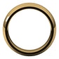 10K Yellow Gold Domed Comfort Fit Wedding Band, 7 mm Wide