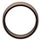 10K Rose Gold Domed Light Comfort Fit Wedding Band, 10 mm Wide