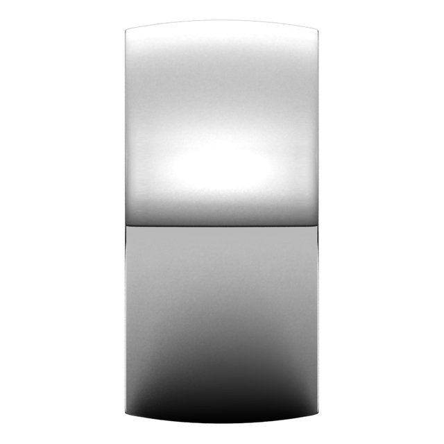 Palladium Domed Light Comfort Fit Wedding Band, 10 mm Wide