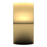 18K Yellow Gold Domed Light Comfort Fit Wedding Band, 10 mm Wide