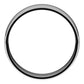 18K White Gold Milgrain Domed Light Comfort Fit Wedding Band, 6 mm Wide