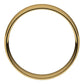 18K Yellow Gold Milgrain Domed Light Comfort Fit Wedding Band, 6 mm Wide