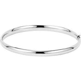 14K Gold 4.75 mm Hinged Bangle Bracelet