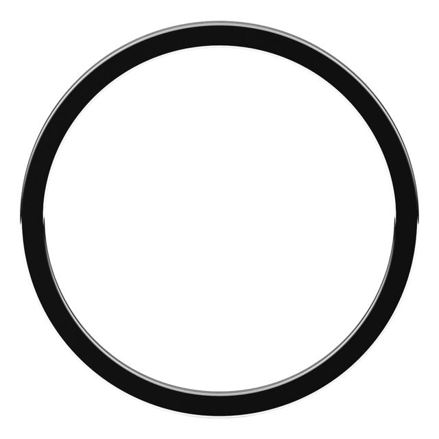Sterling Silver Flat Wedding Band, 1 mm Wide