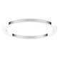 Sterling Silver Flat Wedding Band, 1 mm Wide