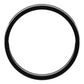 14K White Gold Flat Wedding Band, 3 mm Wide