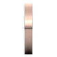 18K Rose Gold Flat Wedding Band, 3 mm Wide