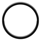 Platinum Flat Wedding Band, 2.5 mm Wide