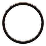 10K Rose Gold Flat Wedding Band, 2 mm Wide