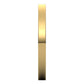 10K Yellow Gold Flat Wedding Band, 2 mm Wide