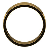 18K Yellow Gold Flat Wedding Band, 8 mm Wide