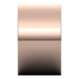 14K Rose Gold Flat Wedding Band, 12 mm Wide