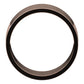 10K Rose Gold Flat Wedding Band, 9 mm Wide