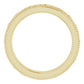 14K Yellow Gold Design-Engraved Wedding Band, 3.2 mm Wide