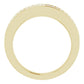 14K Yellow Gold 1/2 CTW Baguette Diamond Anniversary Band