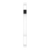 Platinum Flat Wedding Band, 1.5 mm Wide