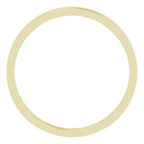 10K Yellow Gold Flat Wedding Band, 1.5 mm Wide