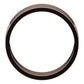 10K Rose Gold Flat Wedding Band, 7 mm Wide