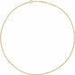 14K Yellow Gold 1.3 mm Diamond Cut Box Chain